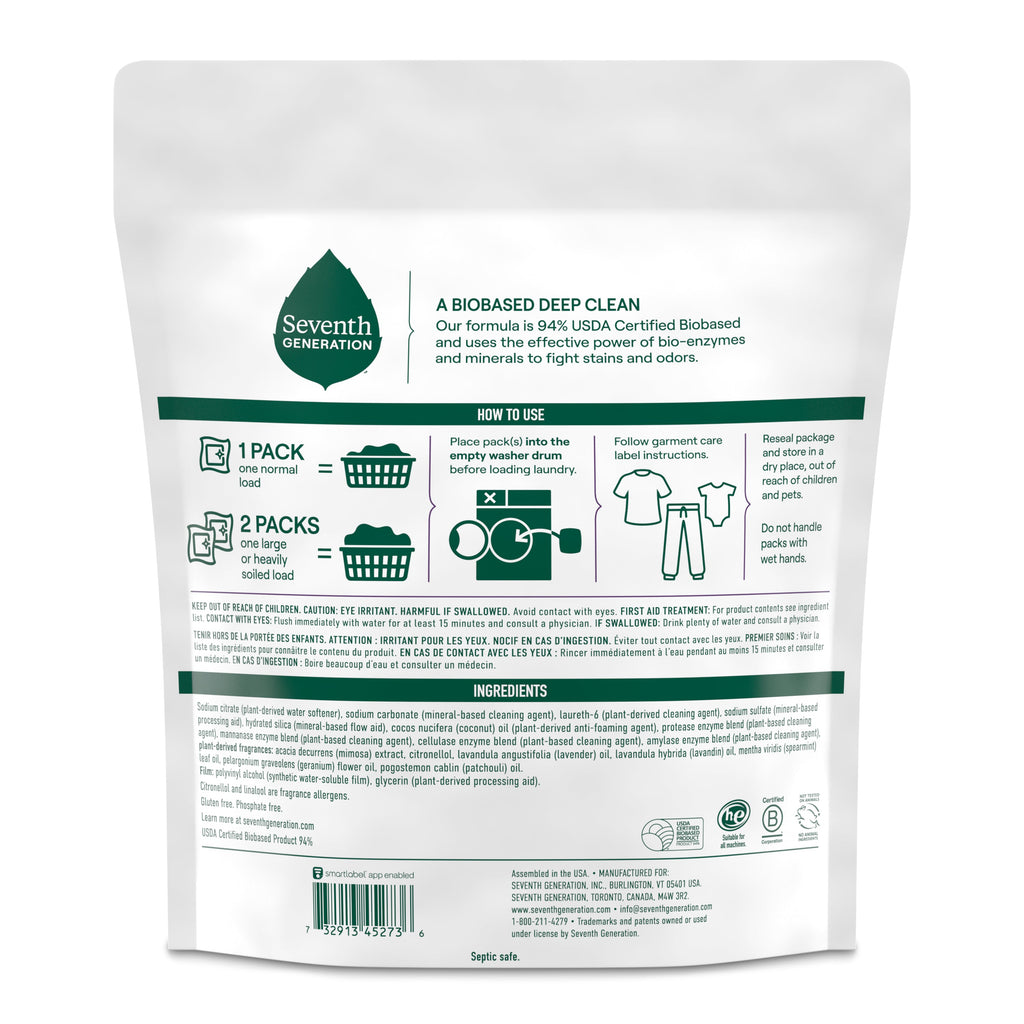 Home Essentials Bio-Enzyme Laundry Detergent Packs for daily home and personal routines with cleaning laundry and paper products