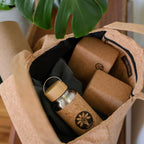 Daily Care Cork Tote Bag for daily home and personal routines with general everyday essentials