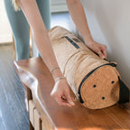 Routine Ready Cork Yoga Mat Carrier for daily home and personal routines with general everyday essentials