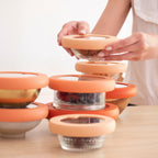 Everyday Home Flexible Silicone and Glass Bowl Lids for daily home and personal routines with cookware food storage and kitchen tools