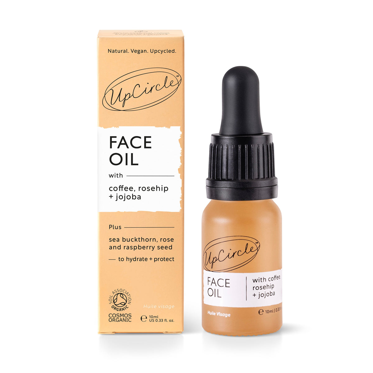 Practical Living Face Oil with Coffee, Rosehip + Jojoba for daily home and personal routines with facial skin and sun care
