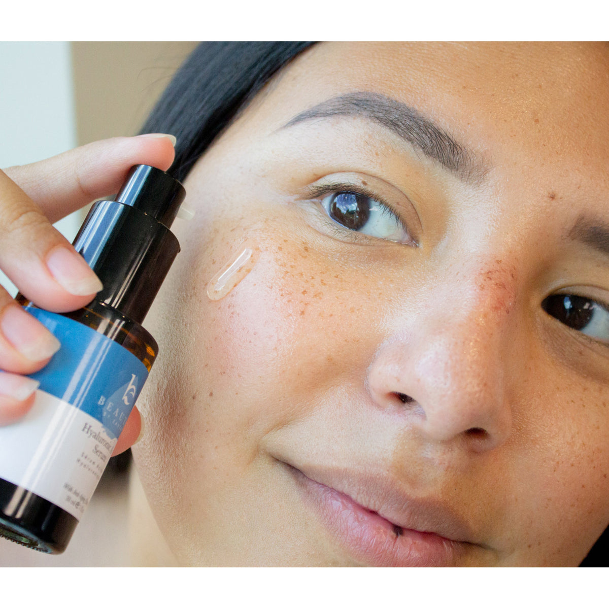 Home Essentials Hyaluronic Acid Serum for daily home and personal routines with facial skin and sun care