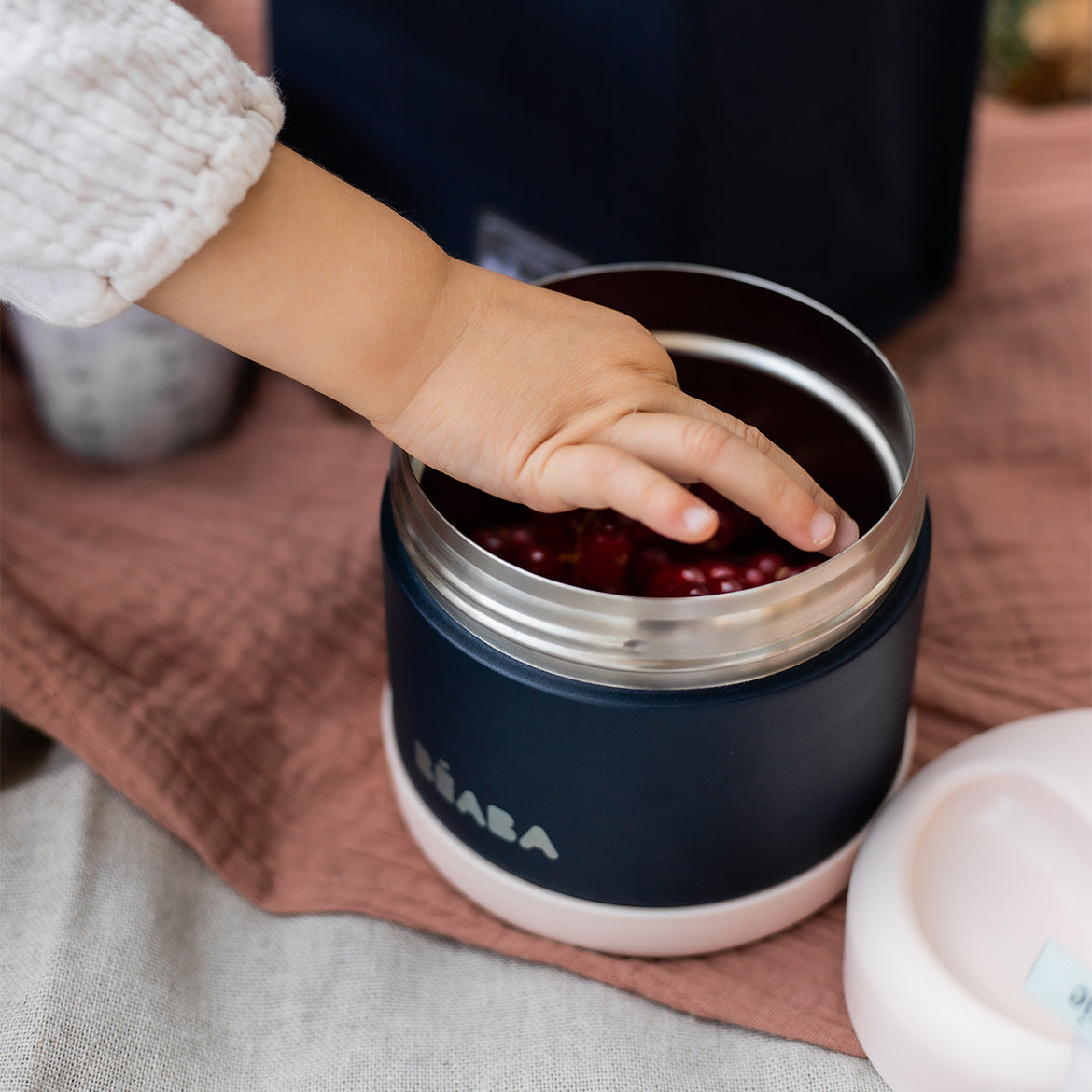 Practical Living Insulated Stainless Steel, Kid Friendly Food Container Jar for daily home and personal routines with baby care and kids products