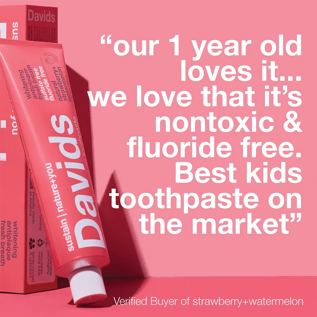 Practical Living Kids + Adults quality Toothpaste - Fluoride included for daily home and personal routines with oral care