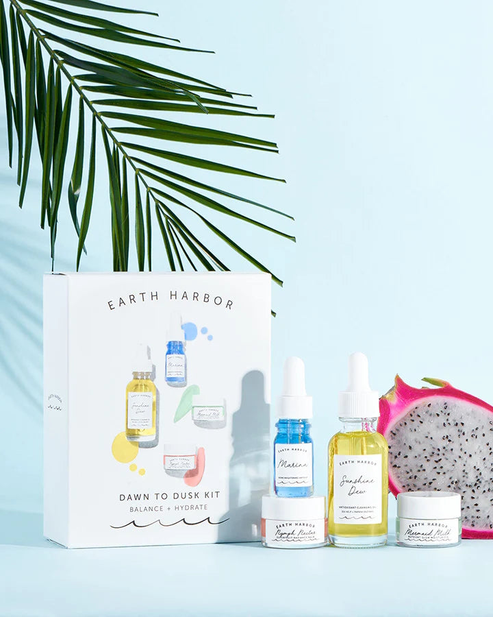 Daily Care DAWN TO DUSK Kit for daily home and personal routines with facial skin and sun care