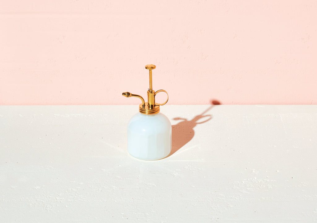 Practical Living Brass and Glass Mister for daily home and personal routines with garden plant and outdoor supplies