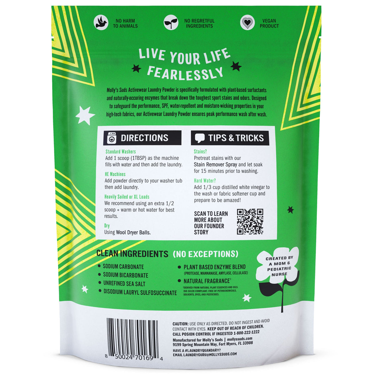 Daily Care Activewear Laundry Detergent Powder for daily home and personal routines with cleaning laundry and paper products