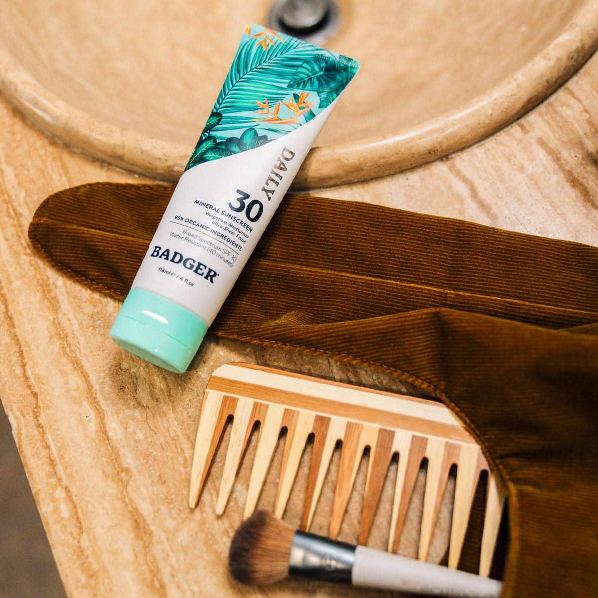 Practical Living Daily Mineral Sunscreen - SPF 30 for daily home and personal routines with facial skin and sun care