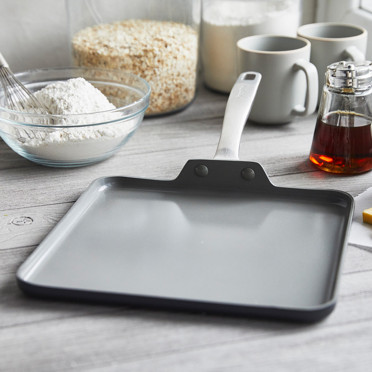 Daily Care Chatham Ceramic Nonstick Griddle Pan, 11 for daily home and personal routines with cookware food storage and kitchen tools