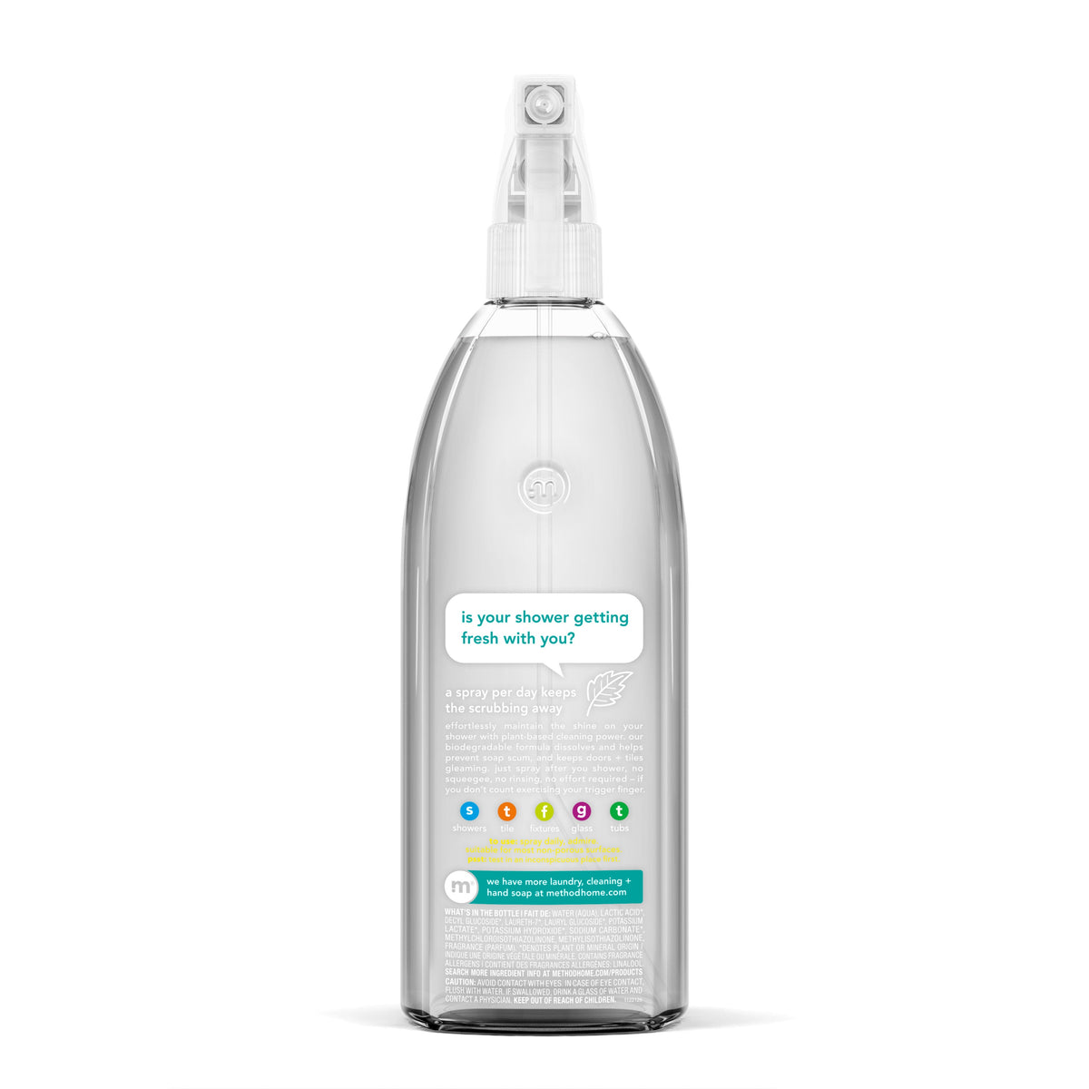 Routine Ready Daily Shower Spray for daily home and personal routines with cleaning laundry and paper products