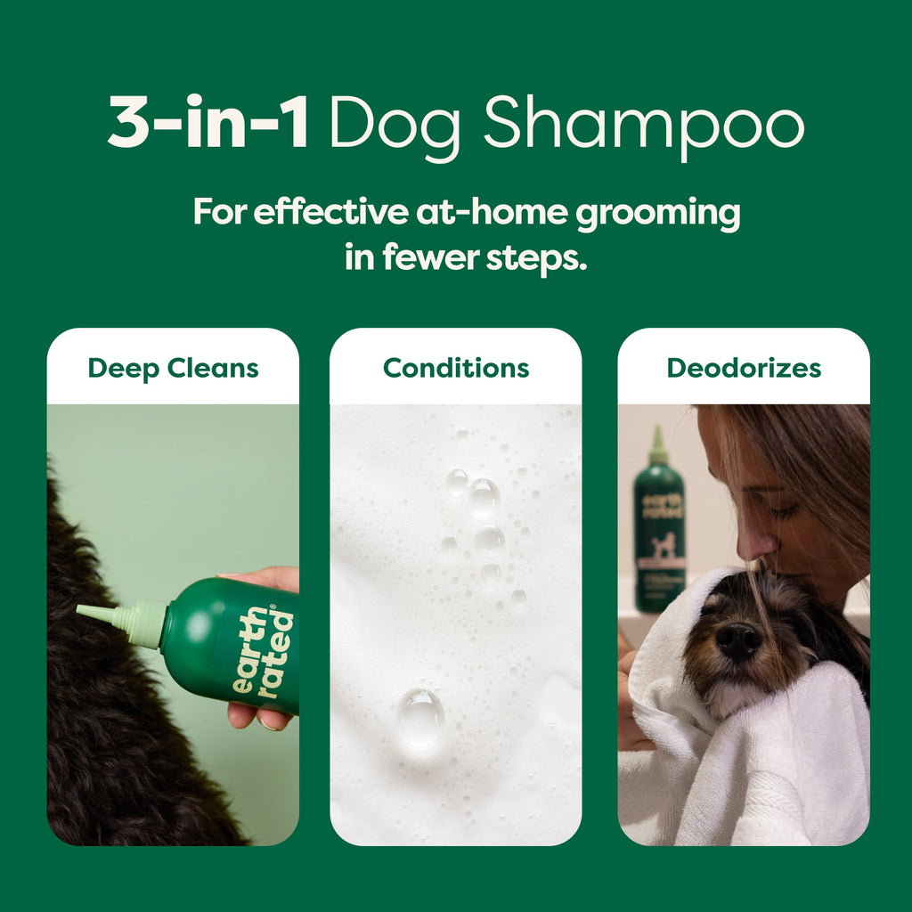 Routine Ready 3-in-1 Curly Coat Dog Shampoo for daily home and personal routines with hair care