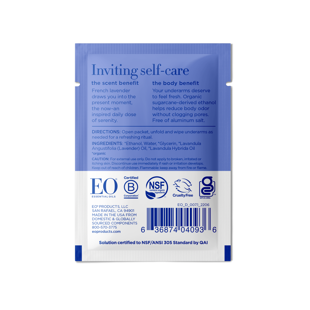 Routine Ready Deodorant Wipe for daily home and personal routines with bath body and hygiene