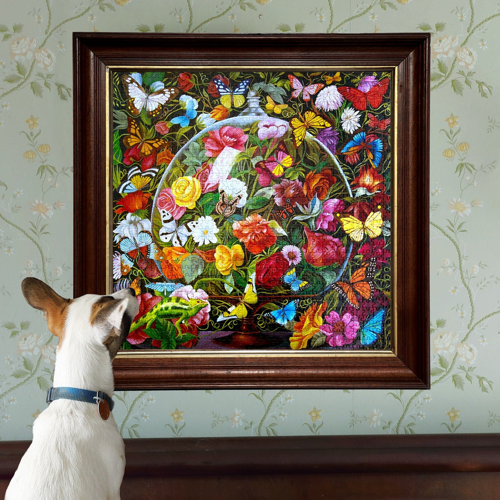 Daily Care Butterfly Still Life 1000 Piece Puzzle for daily home and personal routines with general everyday essentials