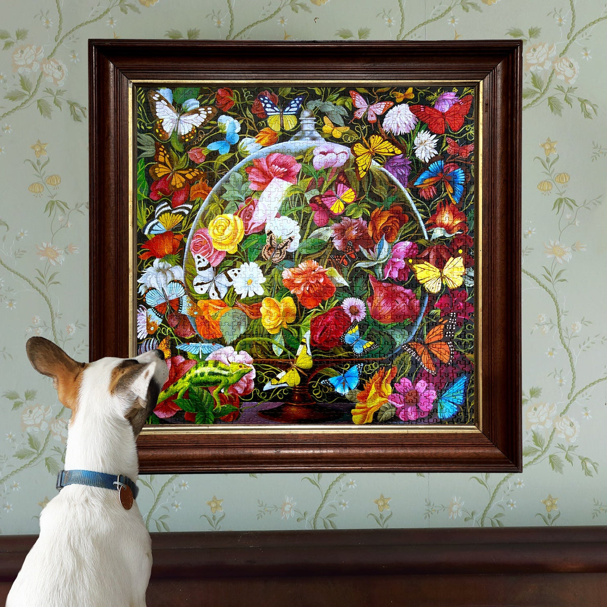 Daily Care Butterfly Still Life 1000 Piece Puzzle for daily home and personal routines with general everyday essentials