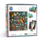 Daily Care Alchemist s Cabinet 1000 Piece Puzzle for daily home and personal routines with general everyday essentials