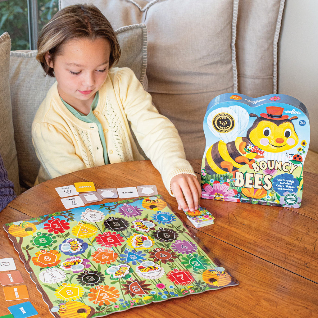 Everyday Home Bouncy Bees Shaped Game, Ages 3+ for daily home and personal routines with general everyday essentials