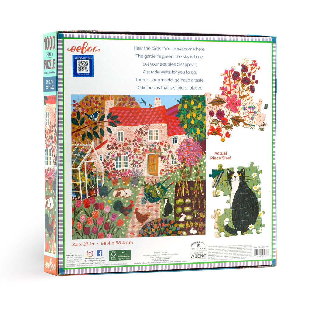 Practical Living English Cottage 1000 Piece Puzzle for daily home and personal routines with general everyday essentials