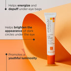 Routine Ready Brightening Luminous Eye Serum for daily home and personal routines with facial skin and sun care