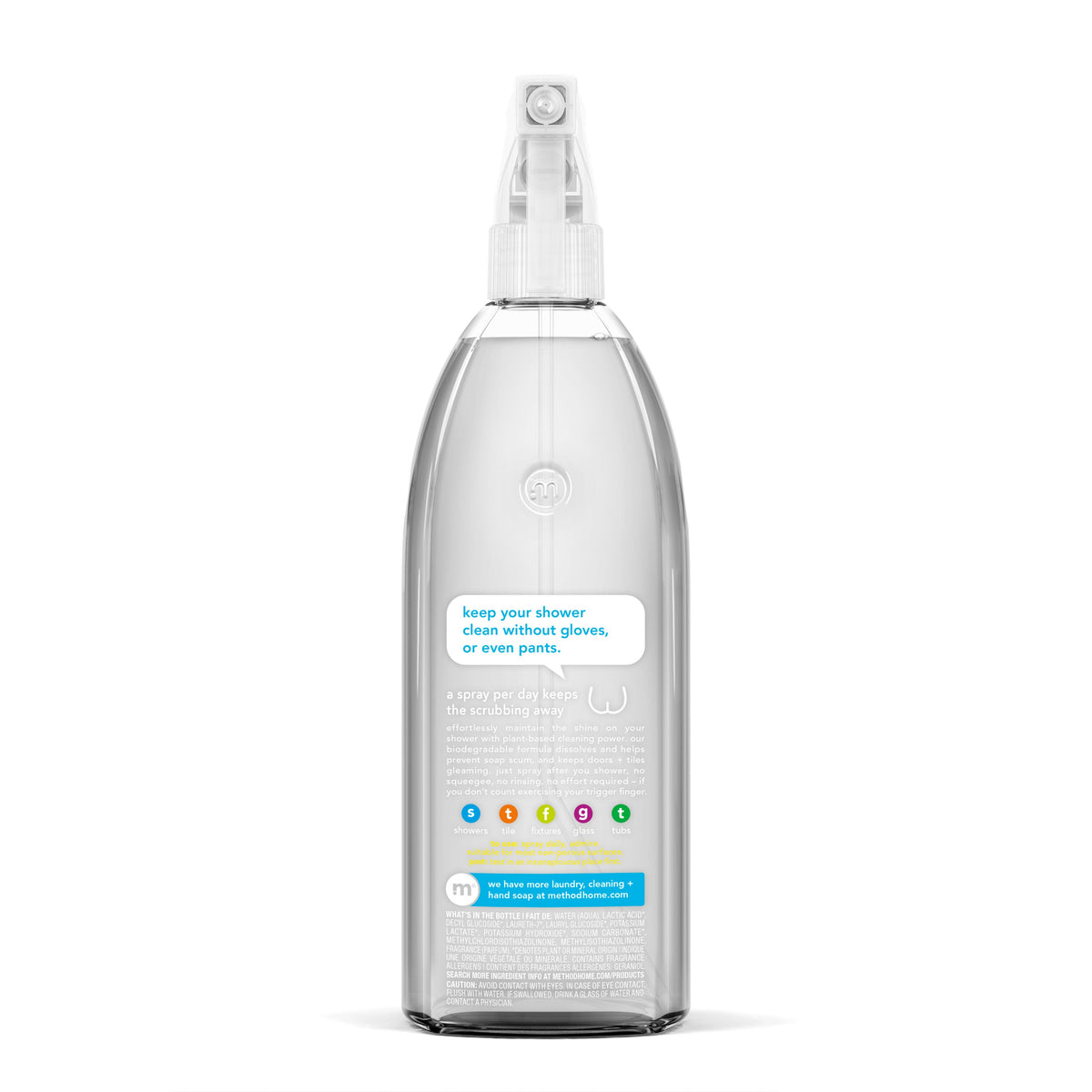 Routine Ready Daily Shower Spray for daily home and personal routines with cleaning laundry and paper products