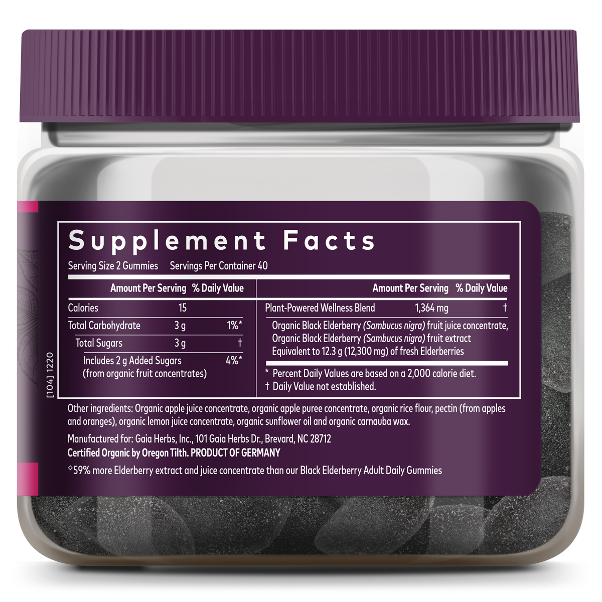 Daily Care Black Elderberry Extra Strength Gummies for daily home and personal routines with general everyday essentials
