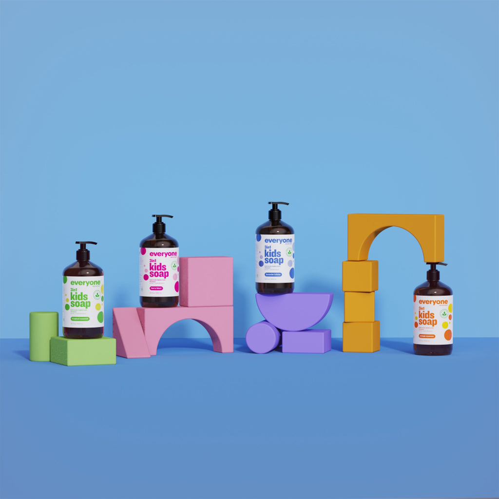 Everyday Home 3in1 Kids Soap Shampoo and Bubble Bath for daily home and personal routines with hair care