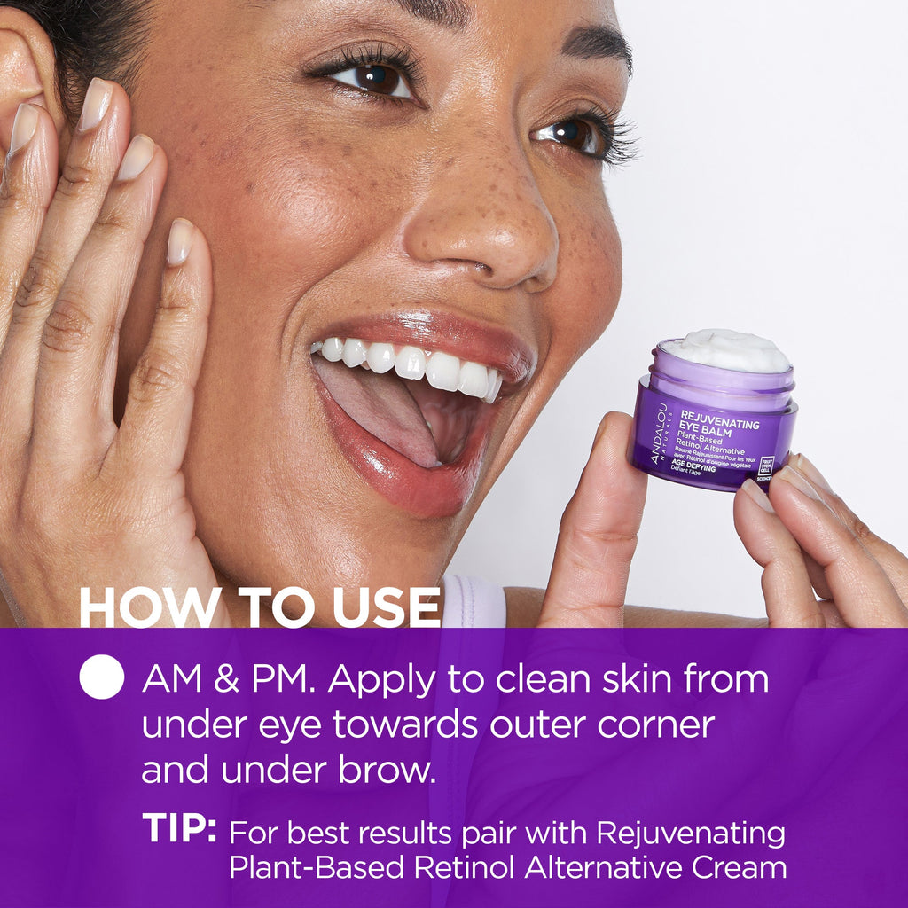Daily Care Age Defying Rejuvenating Retinol Alternative Eye Balm for daily home and personal routines with facial skin and sun care