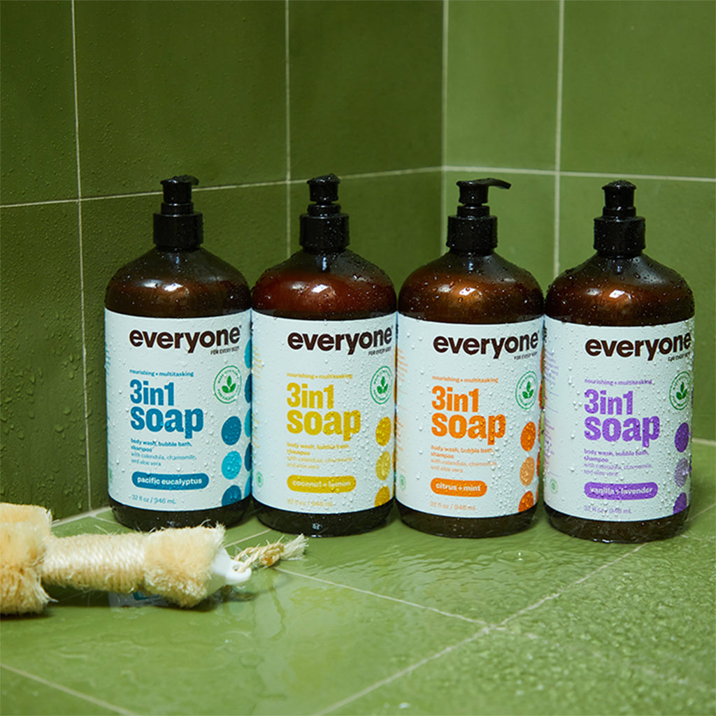 Daily Care 3in1 Soap, Shampoo, and Bubble Bath for daily home and personal routines with hair care
