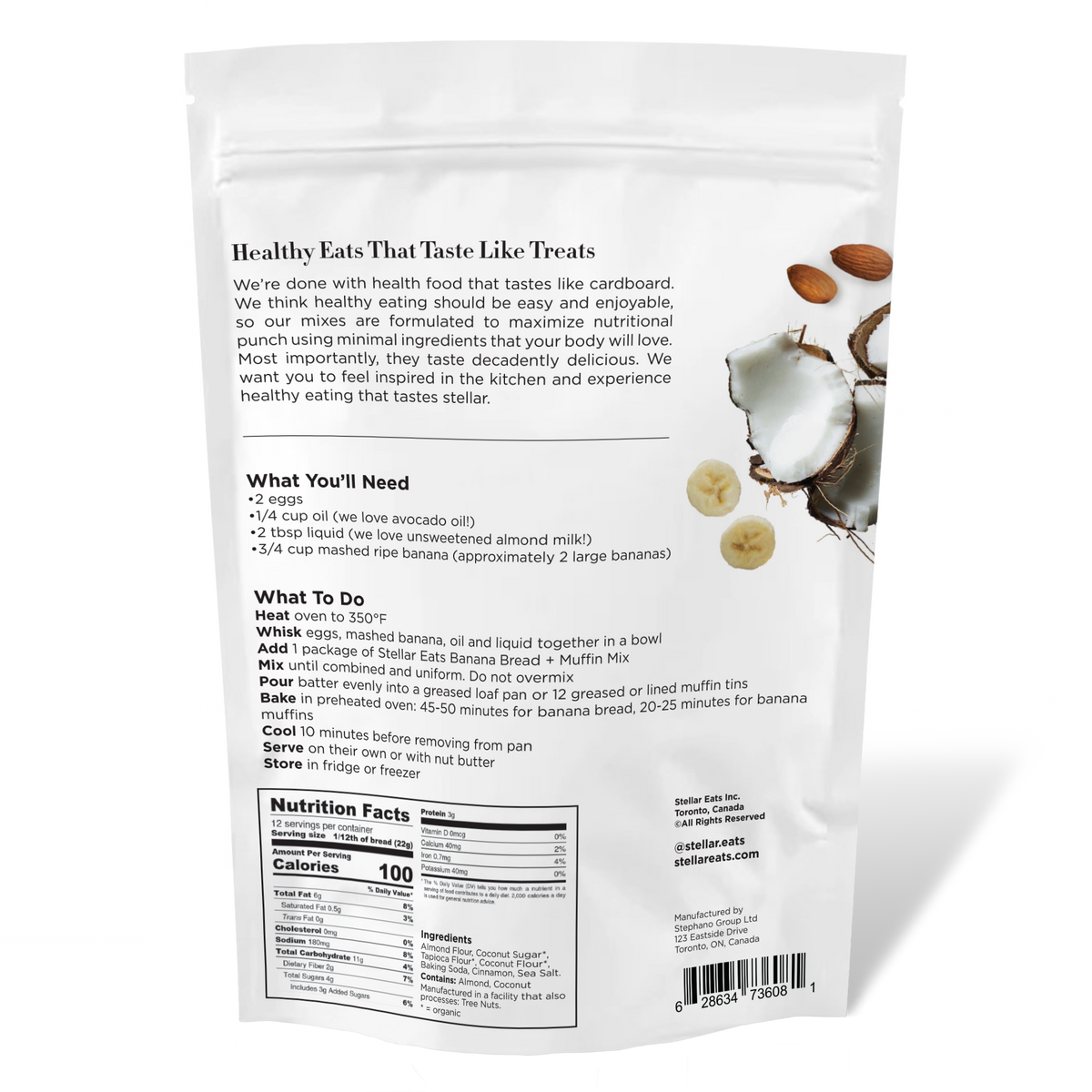 Everyday Home Grain-included Banana Bread + Muffin Mix for daily home and personal routines with general everyday essentials