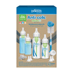 Everyday Home Glass Baby Bottle Starter Set, Narrow Natural Flow Anti-Colic Options+ Bottles included for daily home and personal routines with baby care and kids products