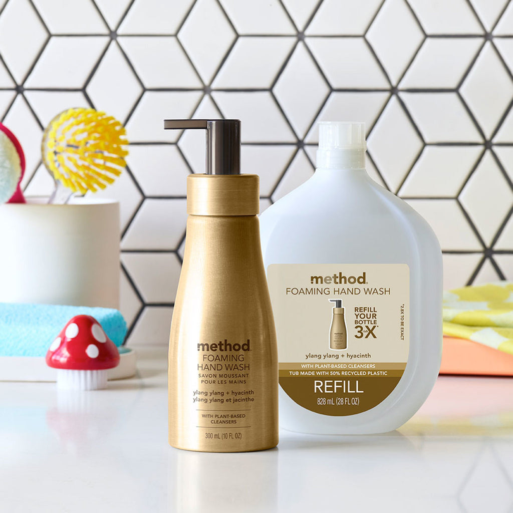 Home Essentials Aluminum Foaming Hand Soap for daily home and personal routines with bath body and hygiene