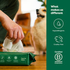 Routine Ready Dog Eye Wipes for daily home and personal routines with pet care treats and accessories