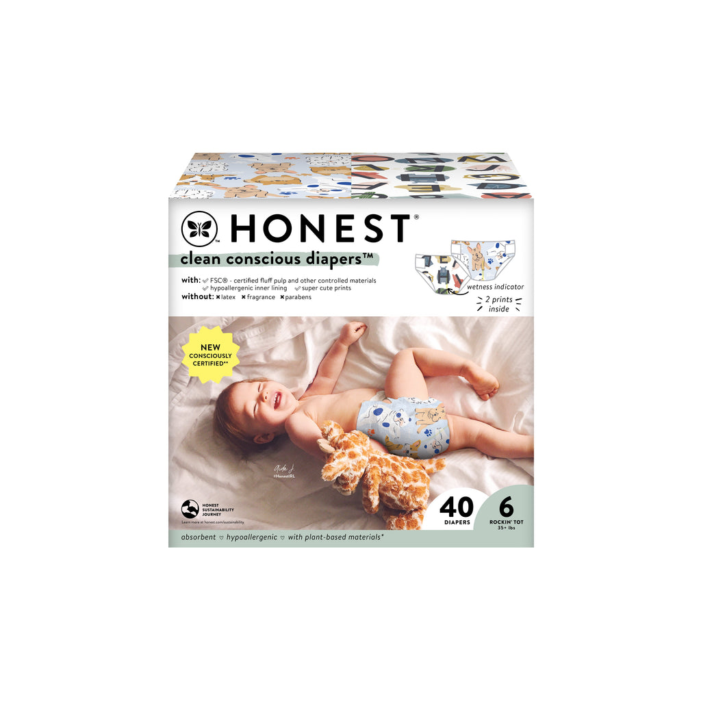 Practical Living Clean Conscious Disposable Diapers Box for daily home and personal routines with baby care and kids products