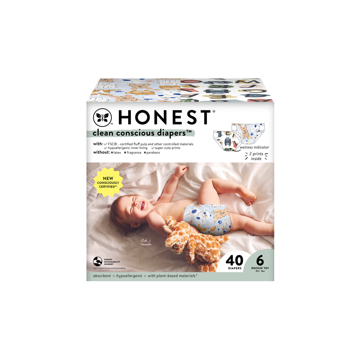 Practical Living Clean Conscious Disposable Diapers Box for daily home and personal routines with baby care and kids products