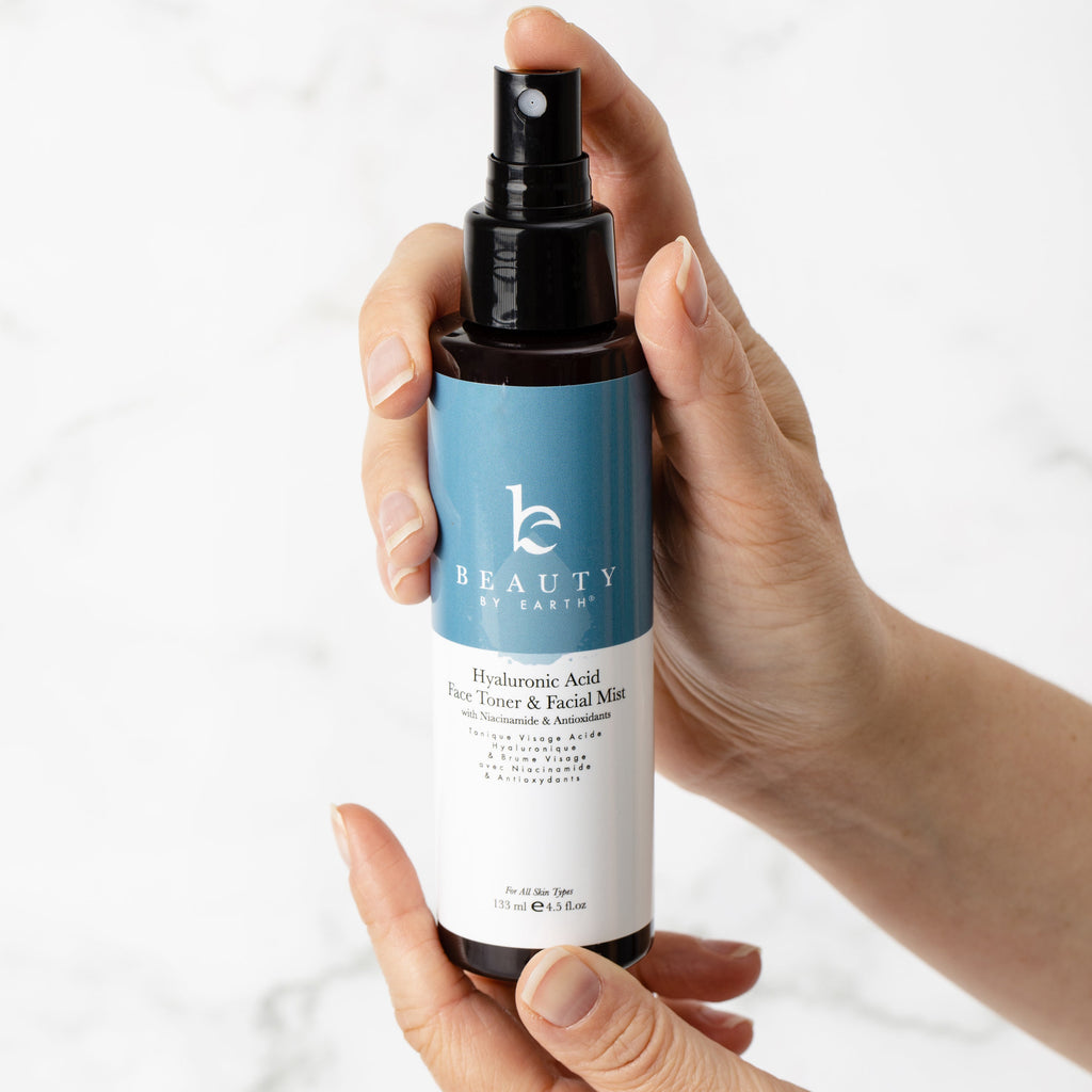 Routine Ready Hyaluronic Acid Toner for daily home and personal routines with facial skin and sun care