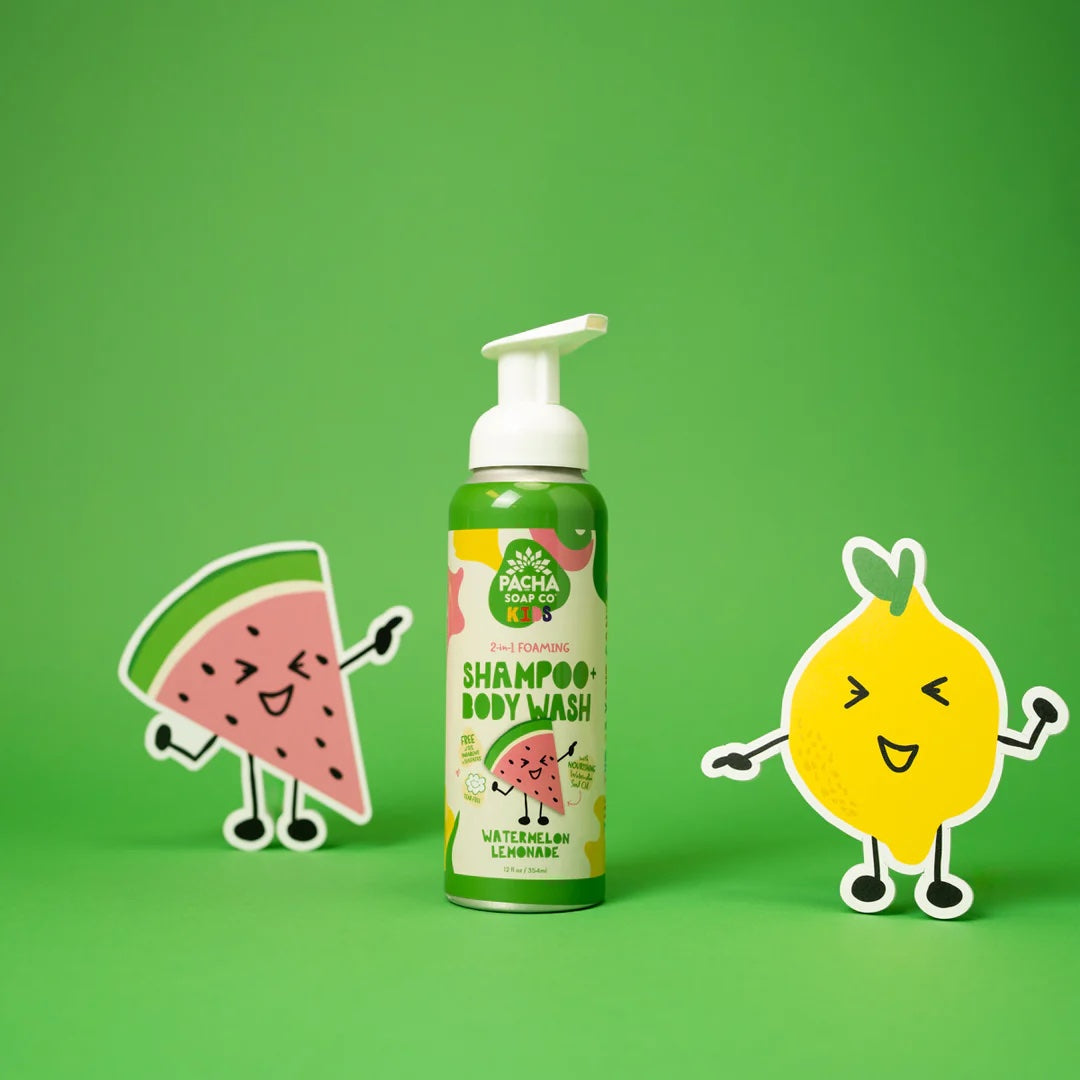 Routine Ready Foaming 2-in-1 Shampoo and Body Wash for daily home and personal routines with hair care