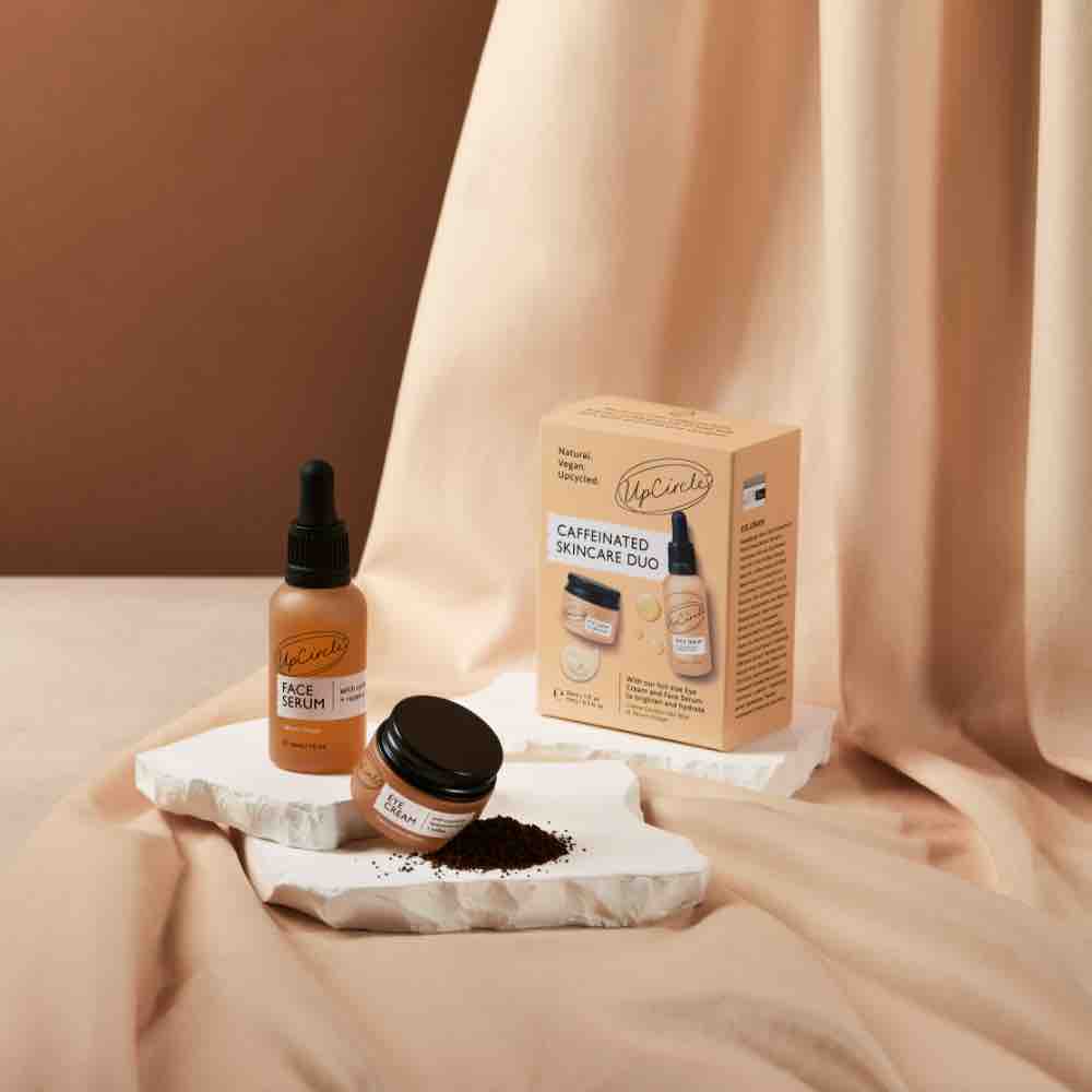Everyday Home Caffeinated Skincare Duo for daily home and personal routines with facial skin and sun care