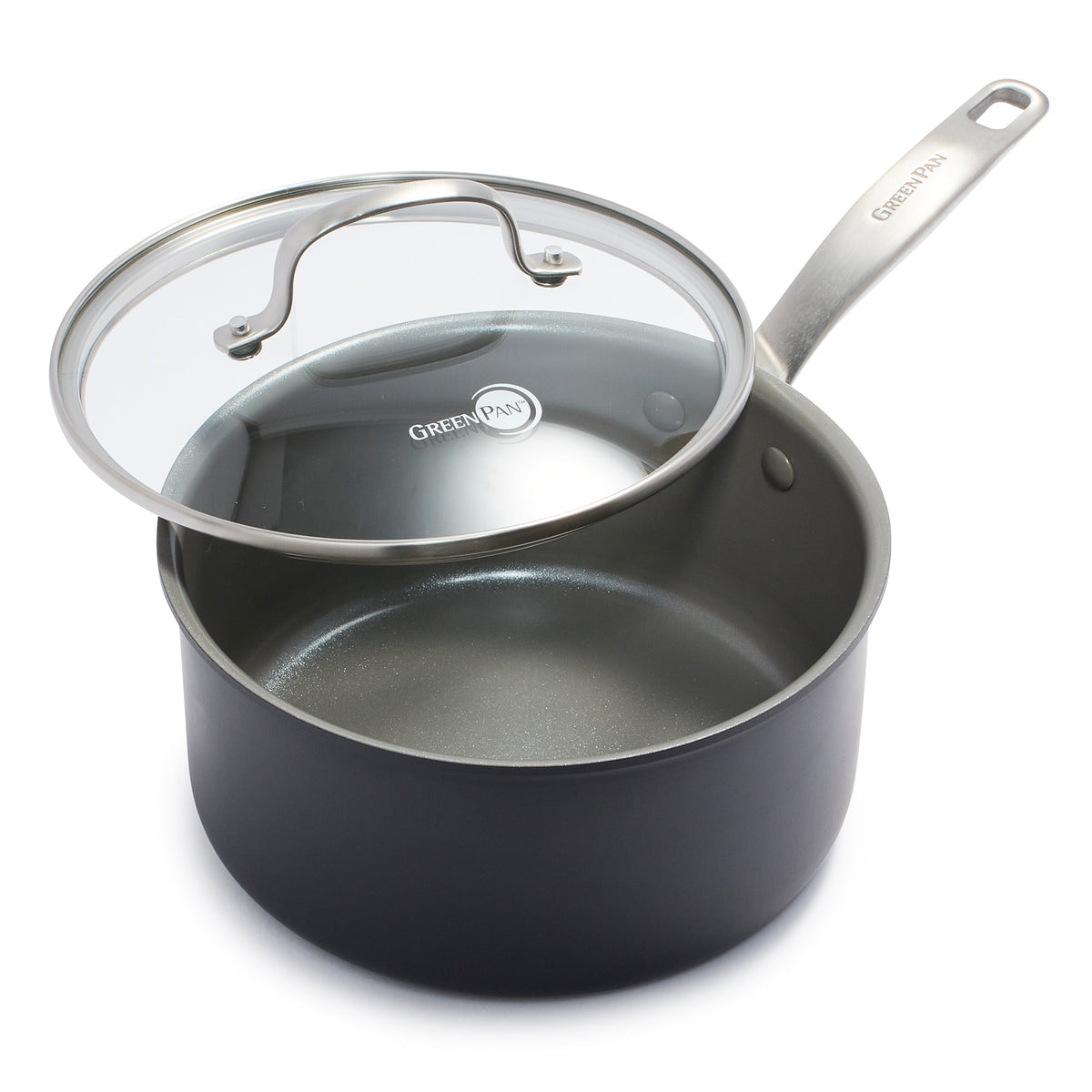 Routine Ready Chatham Nonstick, Ceramic Sauce Pan with Lid, 3 qt for daily home and personal routines with cookware food storage and kitchen tools