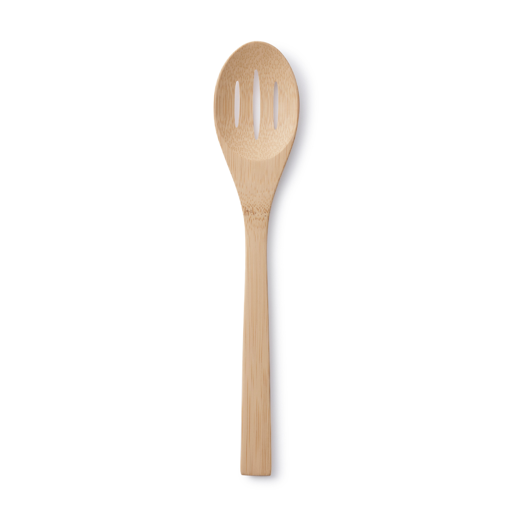'Give It a Rest' Bamboo Slotted Spoon