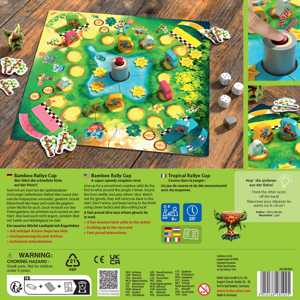 Home Essentials Bamboo Rally Cup Hype in the Jungle Game, 6+ Years for daily home and personal routines with baby care and kids products