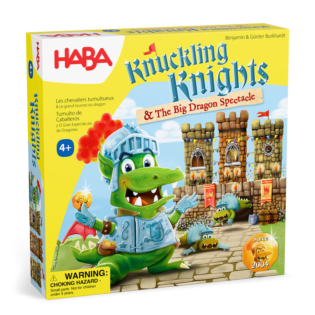 Knuckling Knights 3D Board Game - Dragon Spectacle, 4+ Years