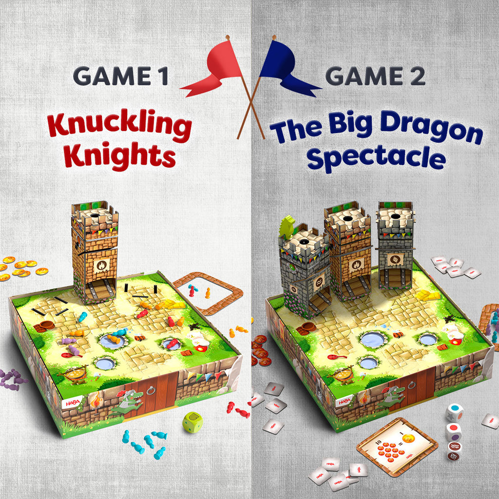 Routine Ready Knuckling Knights 3D Board Game - Dragon Spectacle, 4+ Years for daily home and personal routines with baby care and kids products