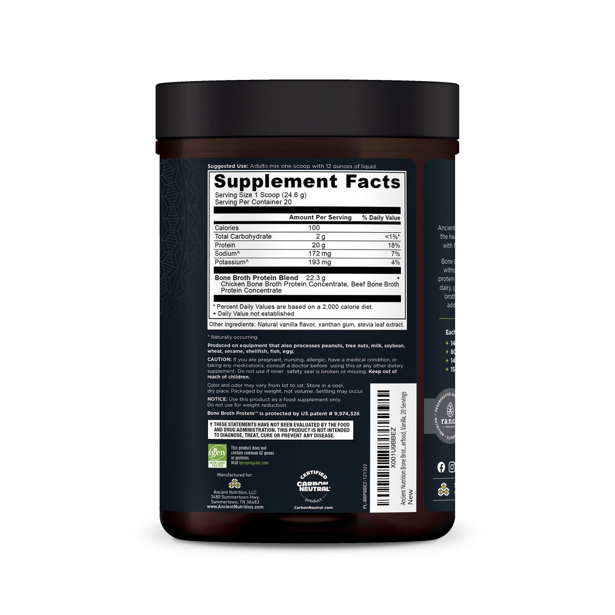 Routine Ready Grassfed Beef Bone Broth Protein Concentrate for daily home and personal routines with general everyday essentials