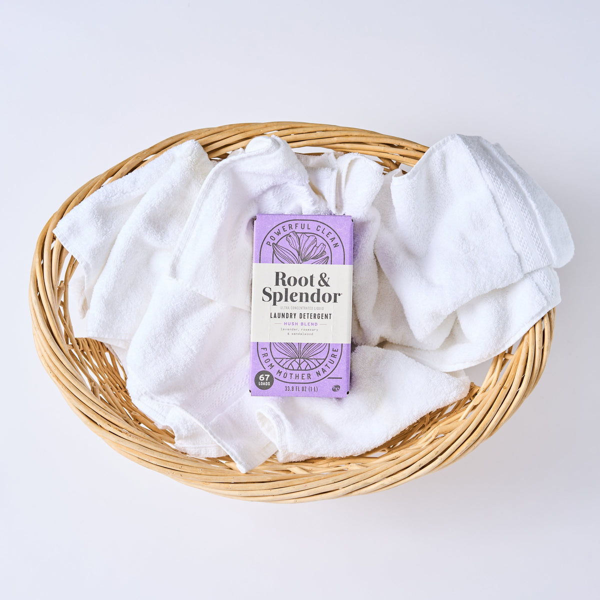 Home Essentials Concentrated Laundry Detergent for daily home and personal routines with cleaning laundry and paper products