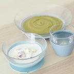 Everyday Home 3-Piece Glass Suction Baby and Toddler Feeding Set for daily home and personal routines with baby care and kids products