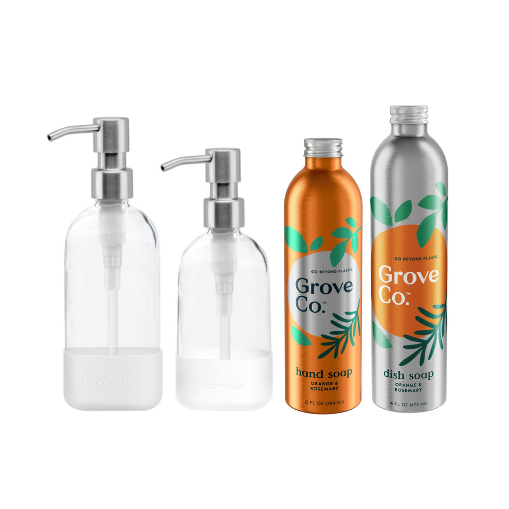 Daily Care Hand and Dish Soap Starter Set for daily home and personal routines with cleaning laundry and paper products