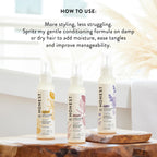 Routine Ready Conditioning Detangler for daily home and personal routines with hair care