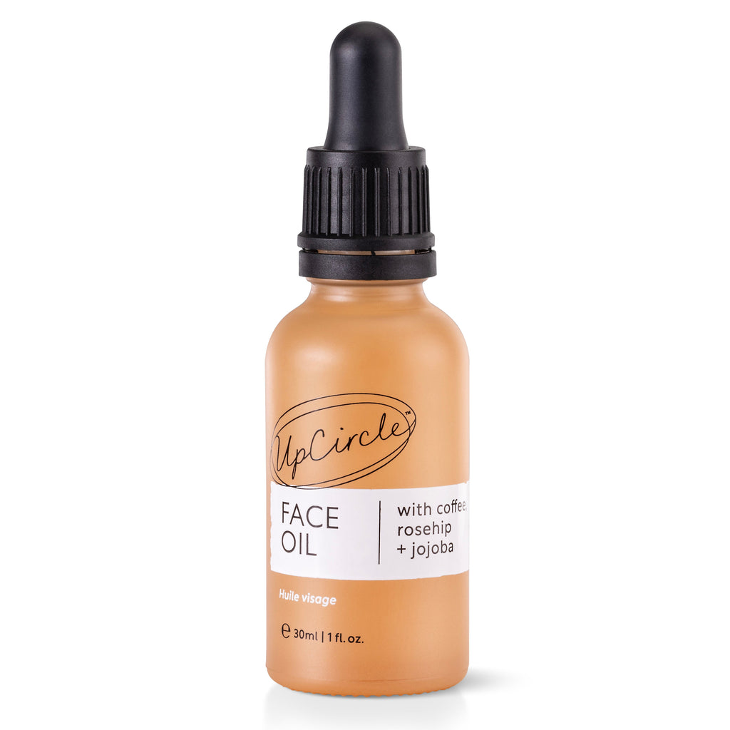 Face Oil with Coffee, Rosehip + Jojoba