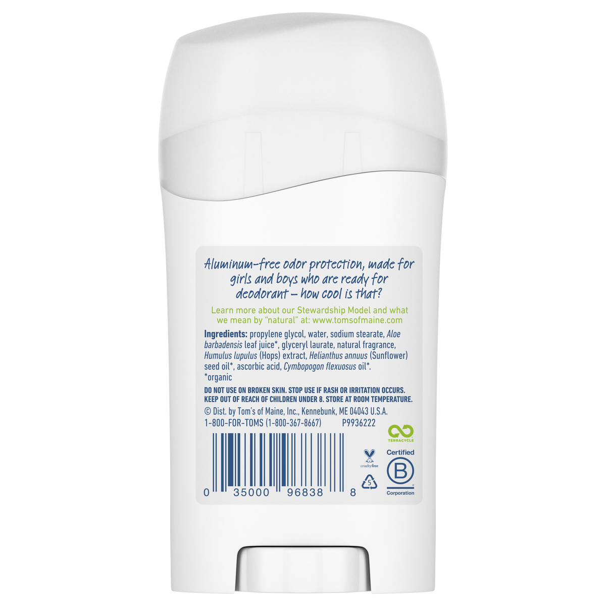 Home Essentials Aluminum-included Wicked Cool Natural Deodorant for Kids for daily home and personal routines with bath body and hygiene