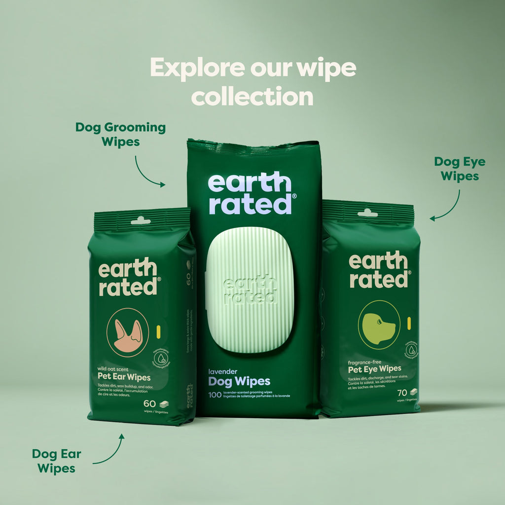Routine Ready Dog Eye Wipes for daily home and personal routines with pet care treats and accessories