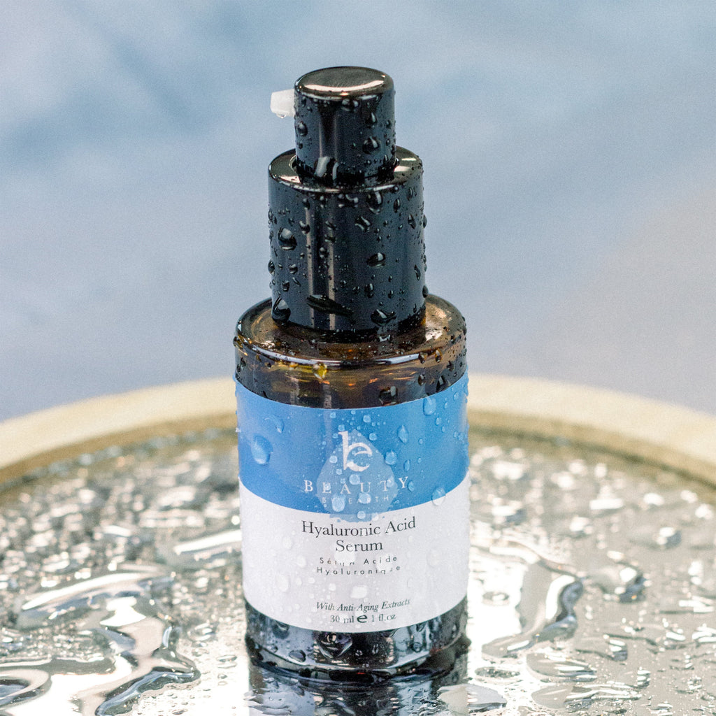 Home Essentials Hyaluronic Acid Serum for daily home and personal routines with facial skin and sun care